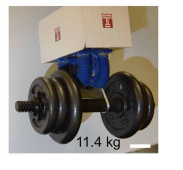 Figure 5: The robot handling heavy objects