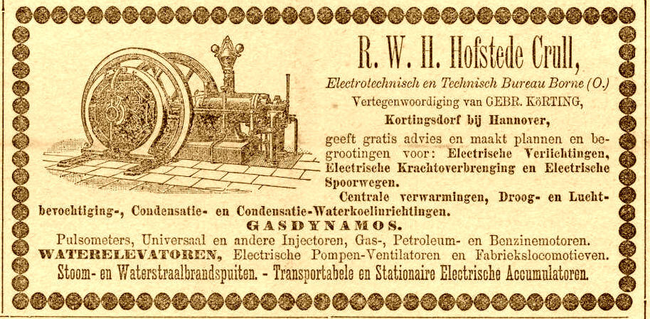 Figure 2: An advertisement in the Provinciale Overijsselsche en Zwolsche Courant, offering all the available goods they could supply.