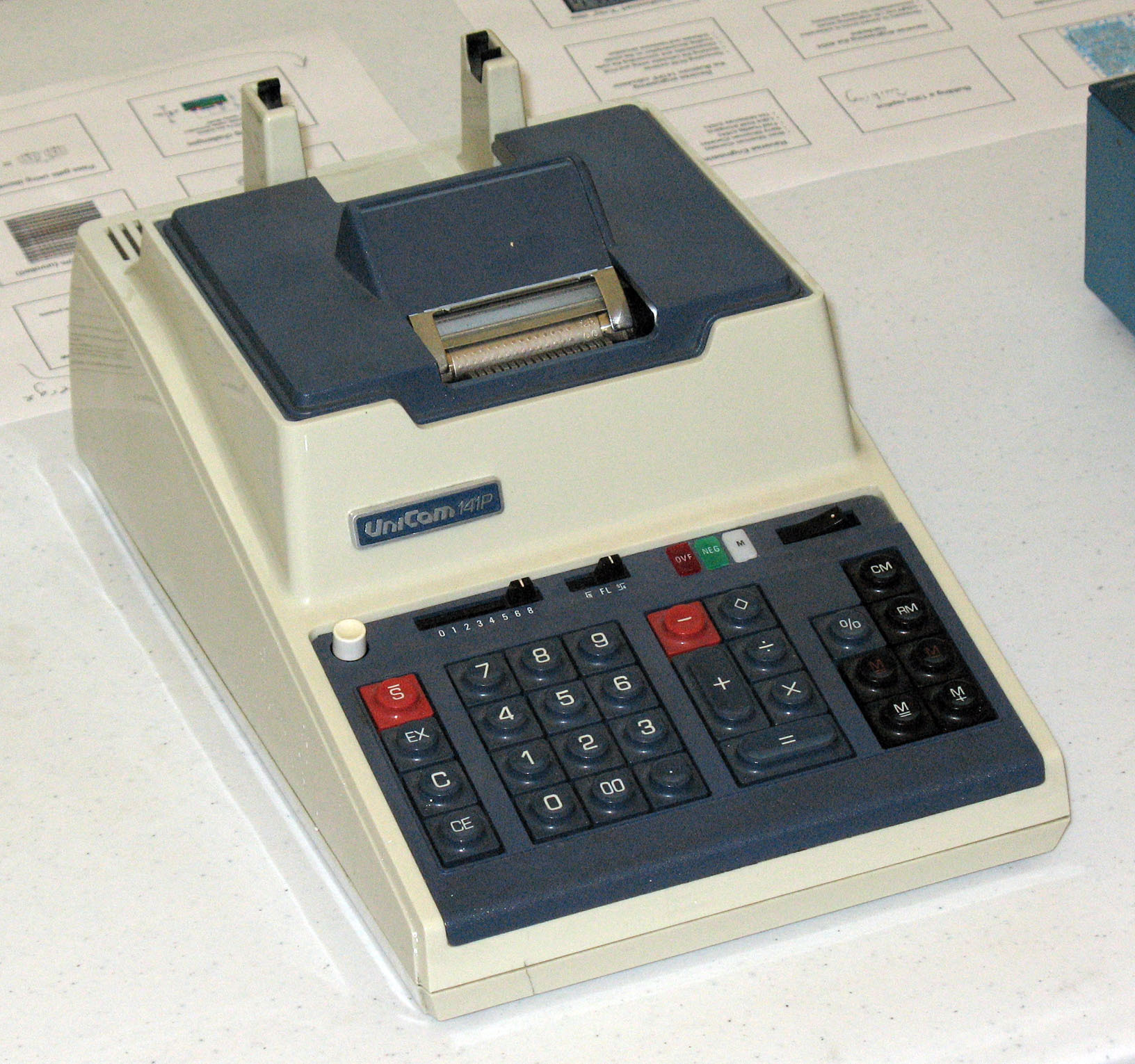 Unicom 141P Calculator, photo by Michael Holley.