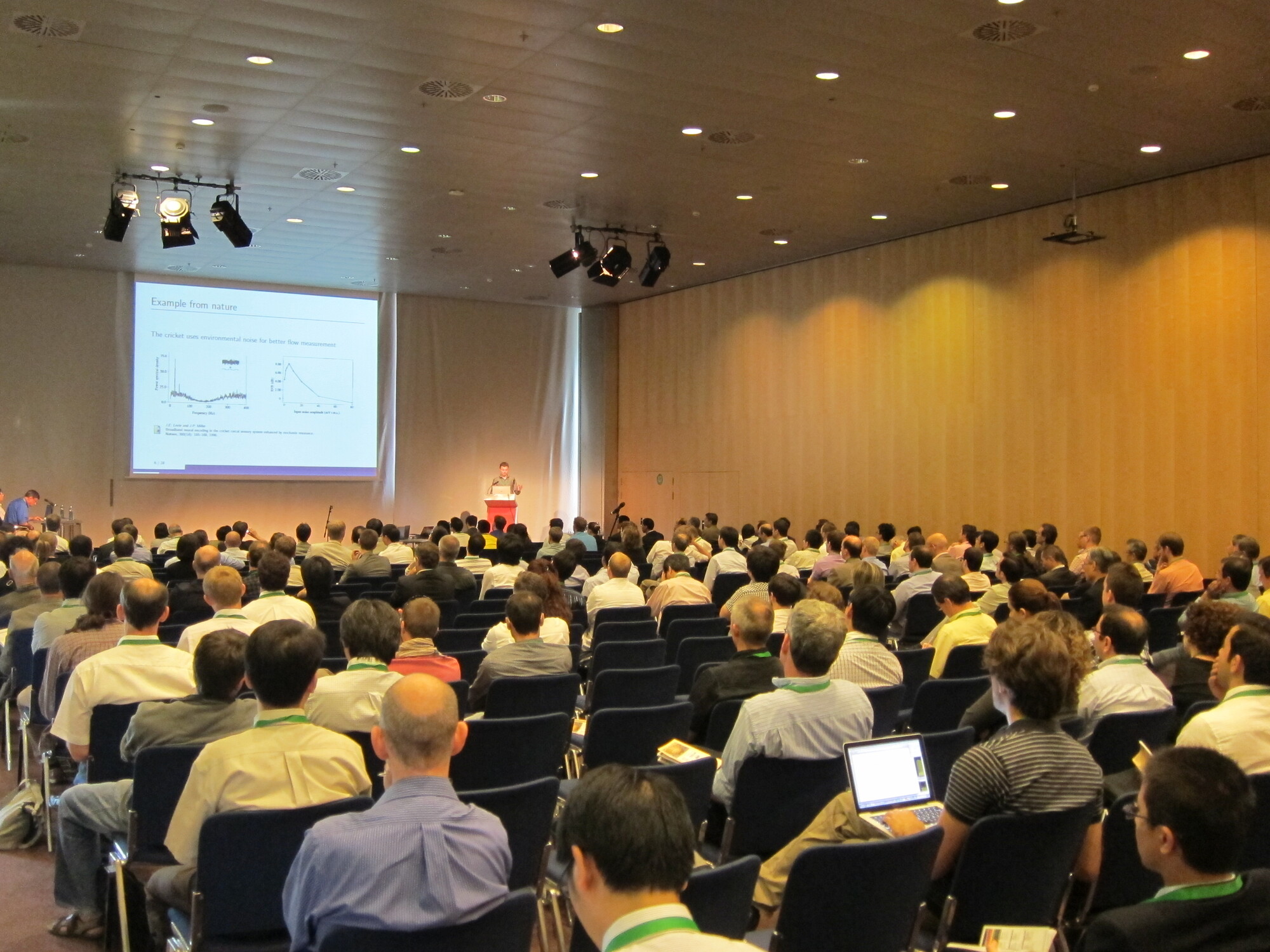 Figure 3: Lecture at the Transducers’ 13 Conference in Barcelona (Spain)